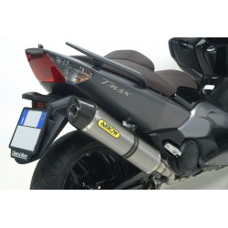 ARROW RACE-TECH FULL EXHAUST SYSTEM  YAMAHA T-MAX 530 2012-2014, ALUMINUM/CARBON, CATALYTIC