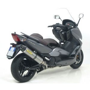 IMPIANTO DI SCARICO COMPLETO ARROW RACE-TECH YAMAHA T-MAX 530 2015-2016, ALLUMINIO/CARBONIO, CATALIZZATO