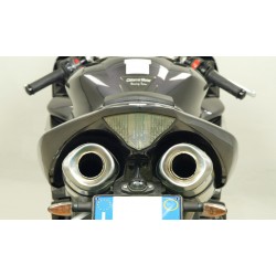 COPPIA TERMINALI ARROW RACE-TECH YAMAHA R1 2004-2005, ALLUMINIO, OMOLOGATI