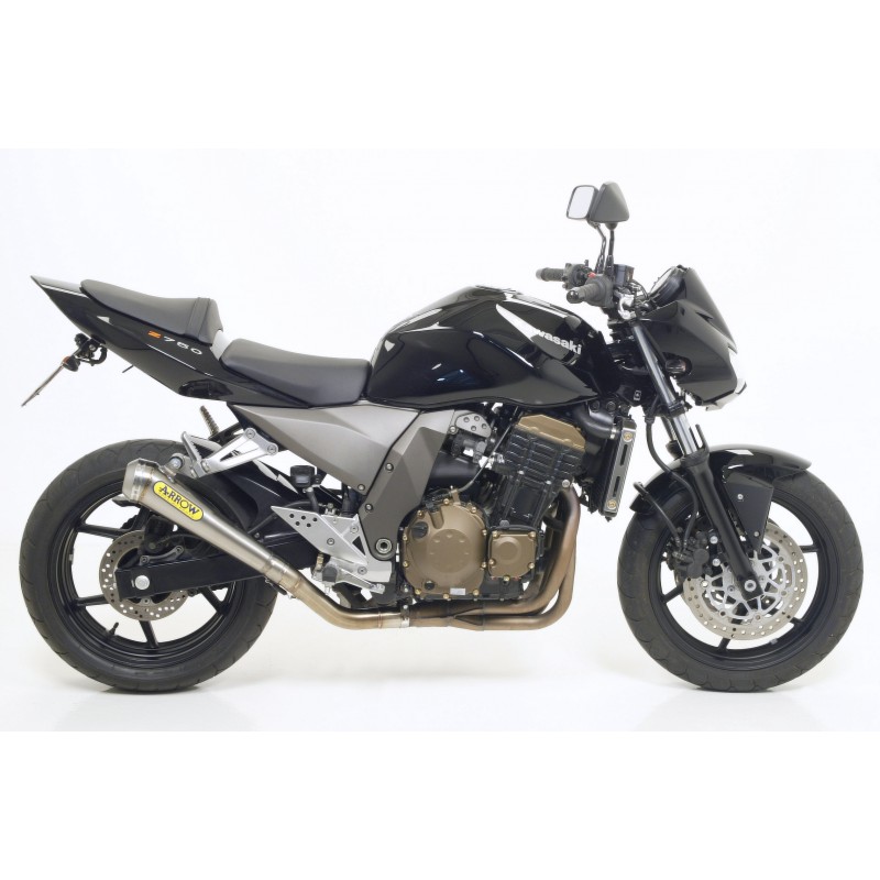 ARROW PRO-RACE EXHAUST  KAWASAKI Z 750 S 2005-2006, TITANIUM, APPROVED