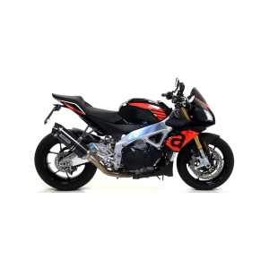 TERMINALE ARROW RACE-TECH APRILIA TUONO V4 1100 FACTORY 2017-2020, TITANIO/CARBONIO, DEKAT