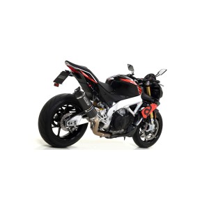 TERMINALE ARROW RACE-TECH APRILIA TUONO V4 1100 FACTORY 2017-2020, TITANIO/CARBONIO, DEKAT