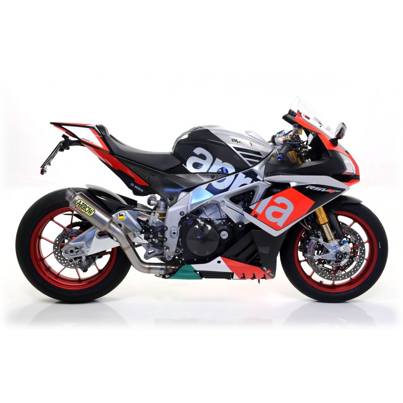 ARROW GP2 EXHAUST  APRILIA RSV4 RR 2015-2016, TITANIUM, APPROVED