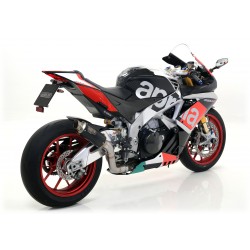 ARROW GP2 EXHAUST  APRILIA RSV4 RF 2015-2016, DARK STEEL, APPROVED