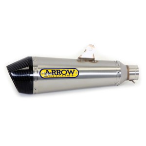 IMPIANTO DI SCARICO COMPLETO BASSO ARROW X-KONE YAMAHA TRACER 7 2023-2024, ACCIAIO/CARBONIO, CATALIZZATO