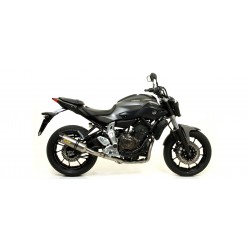 IMPIANTO DI SCARICO COMPLETO ALTO ARROW THUNDER YAMAHA MT-07 2014-2017, TITANIO/CARBONIO, DEKAT