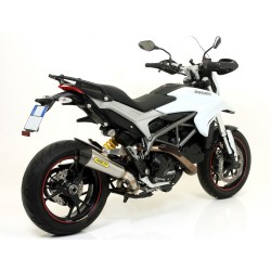 TERMINALE ARROW X-KONE DUCATI HYPERMOTARD 821 2013-2015, ACCIAIO/CARBONIO, DEKAT