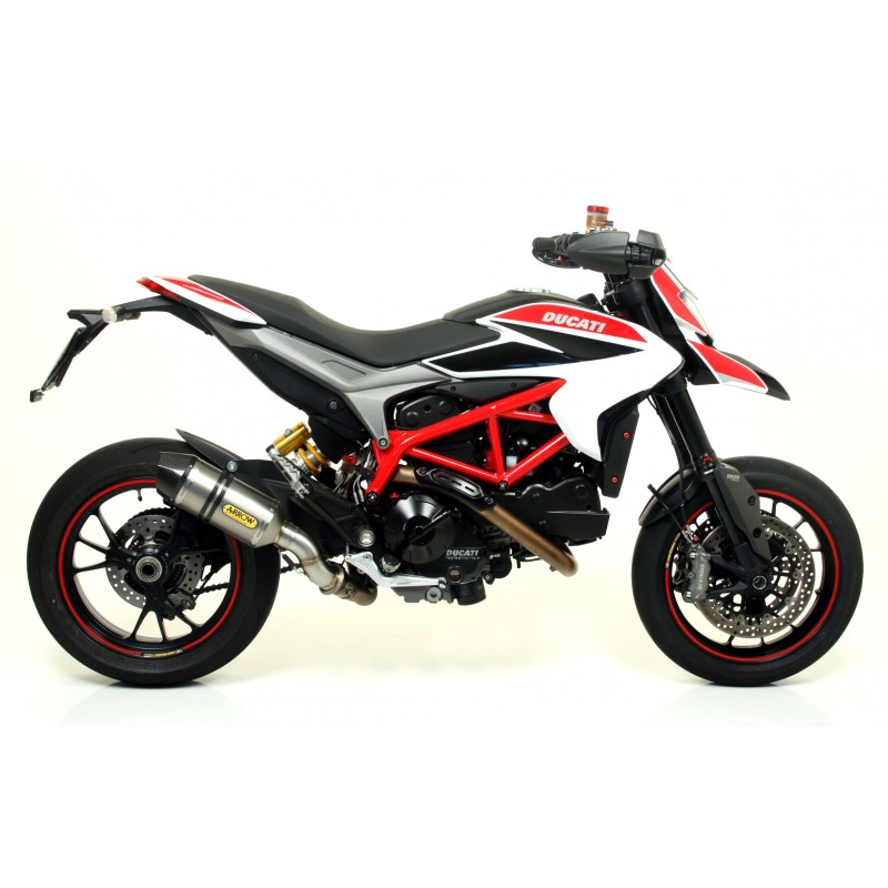 ARROW RACE-TECH EXHAUST DUCATI HYPERMOTARD 821 2013-2015, TITANIUM/CARBON, CATALYTIC