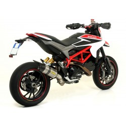 ARROW RACE-TECH EXHAUST  DUCATI HYPERMOTARD 821 2013-2015, TITANIUM/CARBON, DEKAT