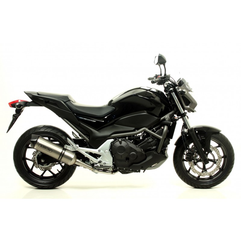 ARROW RACE-TECH EXHAUST  HONDA NC 700 S 2012-2013, TITANIUM/CARBON, APPROVED