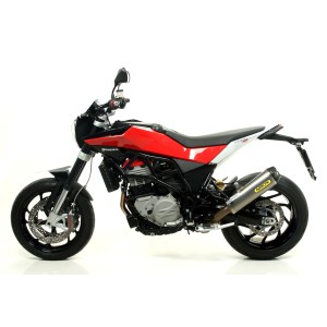 IMPIANTO DI SCARICO COMPLETO ARROW WORKS HUSQVARNA NUDA 900, TITANIO/CARBONIO, DEKAT