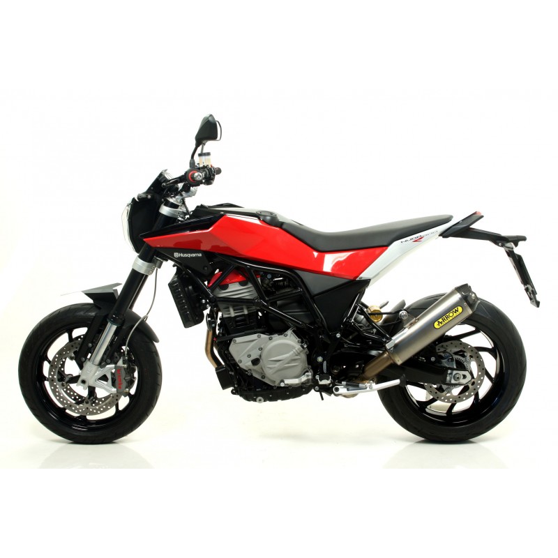 IMPIANTO DI SCARICO COMPLETO ARROW WORKS HUSQVARNA NUDA 900 R, TITANIO/CARBONIO, DEKAT
