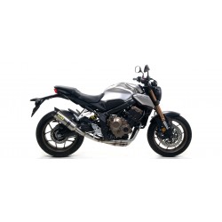 IMPIANTO DI SCARICO COMPLETO ARROW THUNDER HONDA CB 650 R 2019-2020, ALLUMINIO DARK/CARBONIO, DEKAT