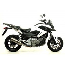 ARROW RACE-TECH EXHAUST  HONDA NC 700 X 2012-2013, TITANIUM/CARBON, APPROVED