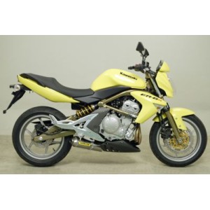 TERMINALE ARROW RACE-TECH KAWASAKI VERSYS 650 2010-2014, ALLUMINIO DARK/CARBONIO, OMOLOGATO