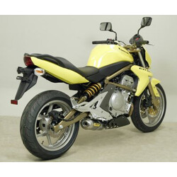 ARROW RACE-TECH FULL EXHAUST SYSTEM KAWASAKI ER-6N 2009-2011, DARK ALUMINUM, DEKAT