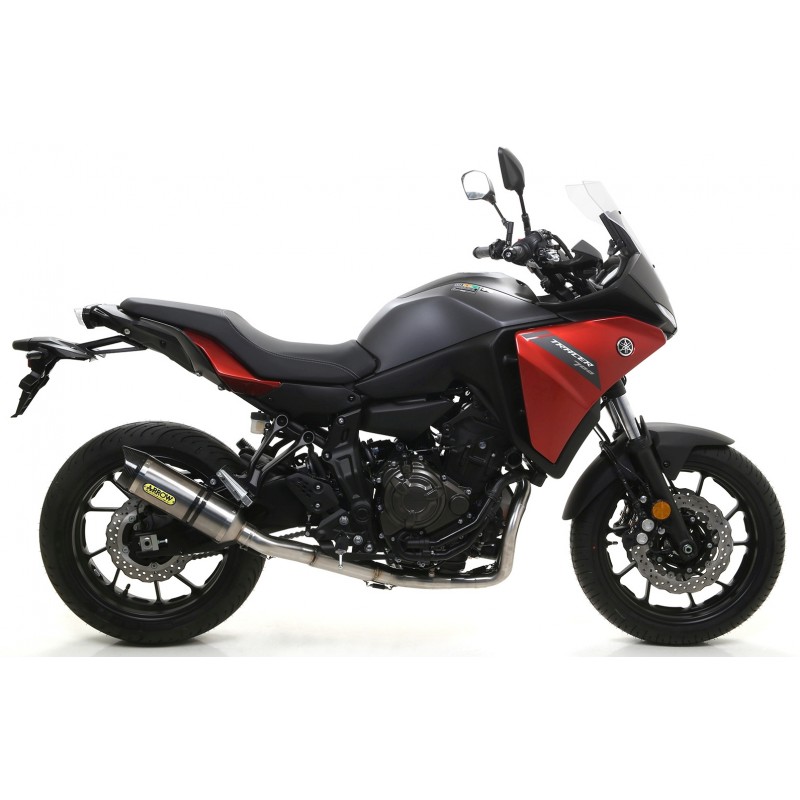 IMPIANTO DI SCARICO COMPLETO ALTO ARROW THUNDER YAMAHA TRACER 700 2020, TITANIO/CARBONIO, CATALIZZATO