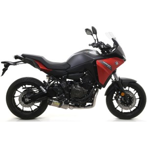 IMPIANTO DI SCARICO COMPLETO BASSO ARROW X-KONE YAMAHA TRACER 7 GT 2023-2024, ACCIAIO/CARBONIO, DEKAT