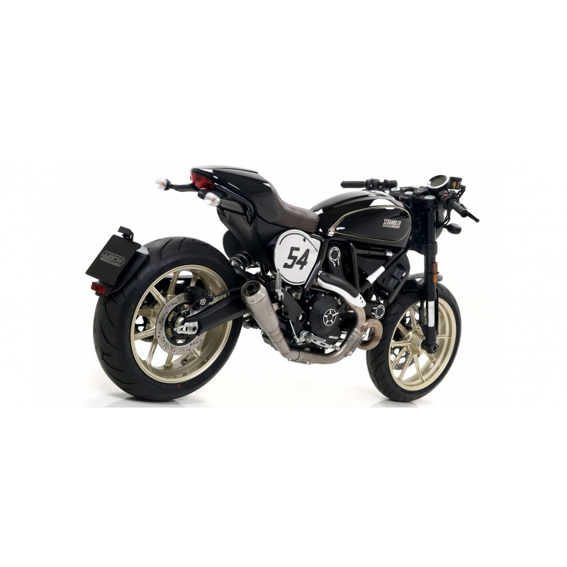 TERMINALE DI SCARICO ARROW PRO-RACE DUCATI SCRAMBLER CAFÈ RACER 2017-2018, TITANIO, RACING