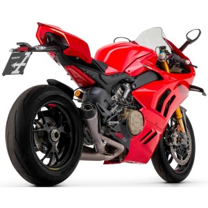COPPIA TERMINALI DI SCARICO ARROW WORKS DUCATI PANIGALE V4 2018-2019, TITANIO/CARBONIO, RACING