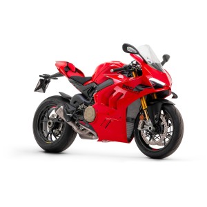 COPPIA TERMINALI DI SCARICO ARROW WORKS DUCATI PANIGALE V4 2018-2019, TITANIO/CARBONIO, RACING