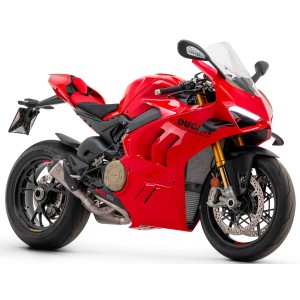 PAIR OF ARROW WORKS EXHAUST DUCATI PANIGALE V4 2020, TITANIUM/CARBON, RACING