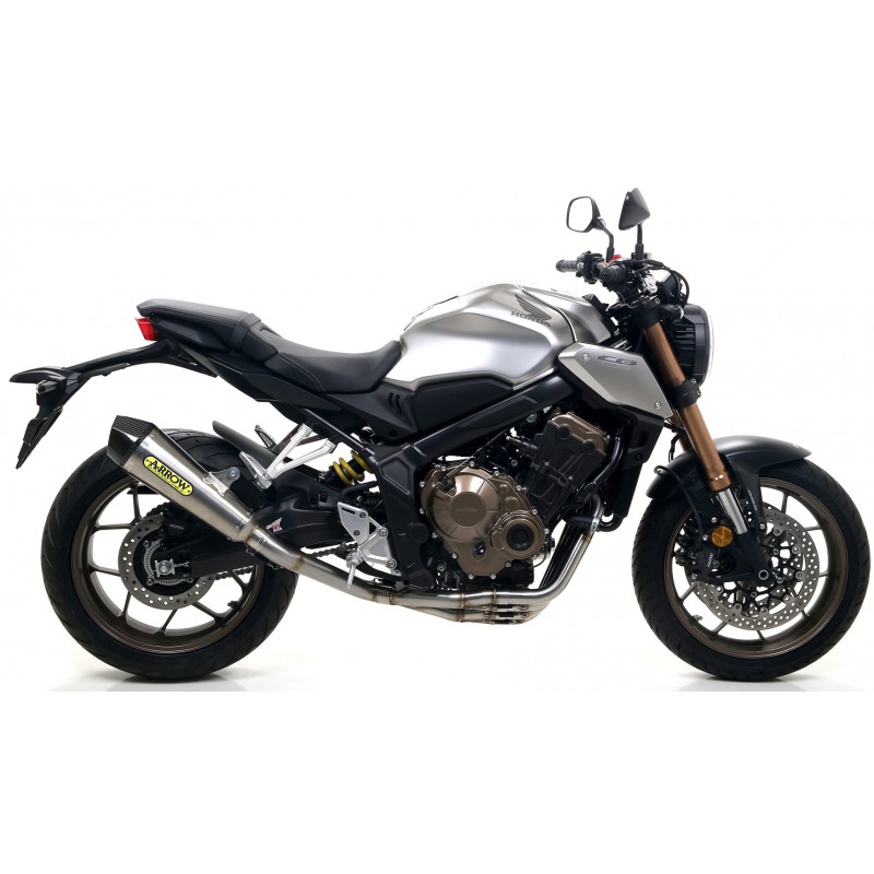 ARROW X-KONE FULL EXHAUST SYSTEM  HONDA CB 650 R 2019-2020, STEEL/CARBON, DEKAT