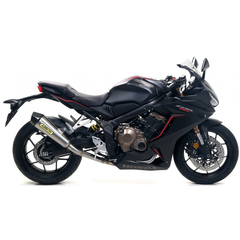 ARROW X-KONE FULL EXHAUST SYSTEM HONDA CBR 650 R 2021-2023, STEEL/CARBON, DEKAT