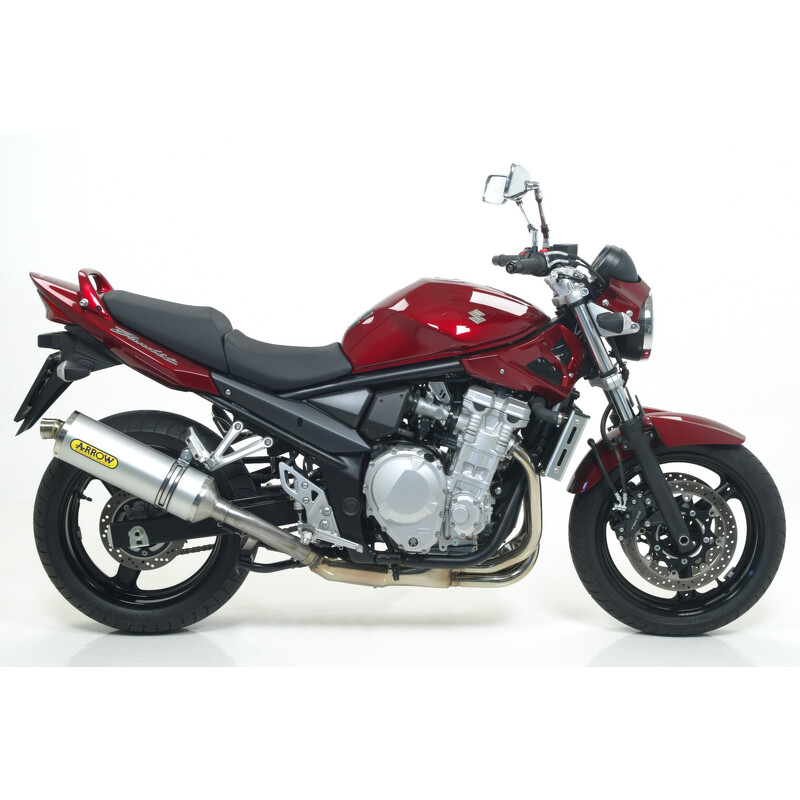 ARROW RACE-TECH EXHAUST SUZUKI BANDIT 650 2007-2010, ALUMINUM/CARBON, APPROVED
