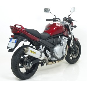 TERMINALE ARROW RACE-TECH SUZUKI BANDIT 650 2007-2010, ALLUMINIO DARK/CARBONIO, OMOLOGATO