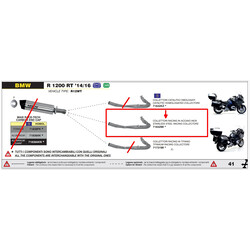 ARROW RACING COLLECTORS BMW R 1200 RT 2014-2016*