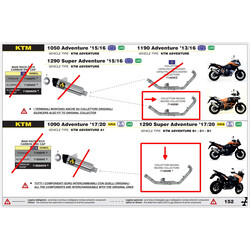 COLLETTORI RACING ARROW KTM 1050 ADVENTURE 2015-2016