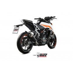 EXHAUST MIVV GP PRO KTM DUKE 390 2021-2023, APPROVED BLACK