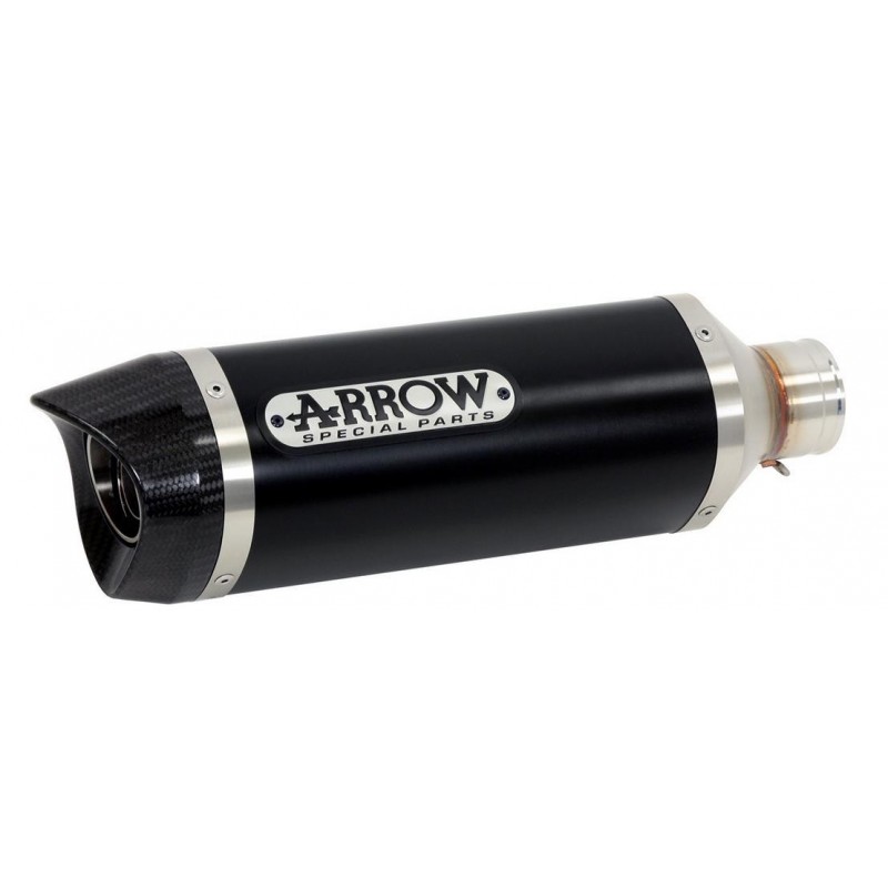 ARROW RACE-TECH FULL EXHAUST SYSTEM YAMAHA T-MAX 530 2015-2016, DARK ALUMINUM/CARBON, DEKAT