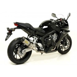 IMPIANTO DI SCARICO COMPLETO ARROW THUNDER HONDA CBR 650 F 2014-2016, TITANIO/CARBONIO, DEKAT