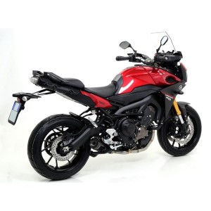 IMPIANTO DI SCARICO COMPLETO ARROW THUNDER YAMAHA TRACER 900 2018-2020, ALLUMINIO DARK/CARBONIO, DEKAT