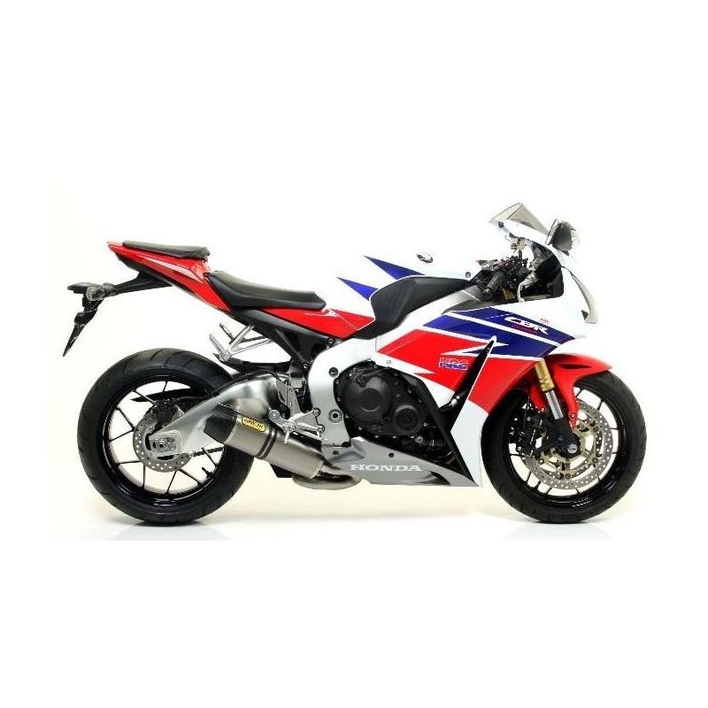 TERMINALE ARROW INDY RACE HONDA CBR 1000 RR 2008-2011, ALLUMINIO DARK/CARBONIO, DEKAT