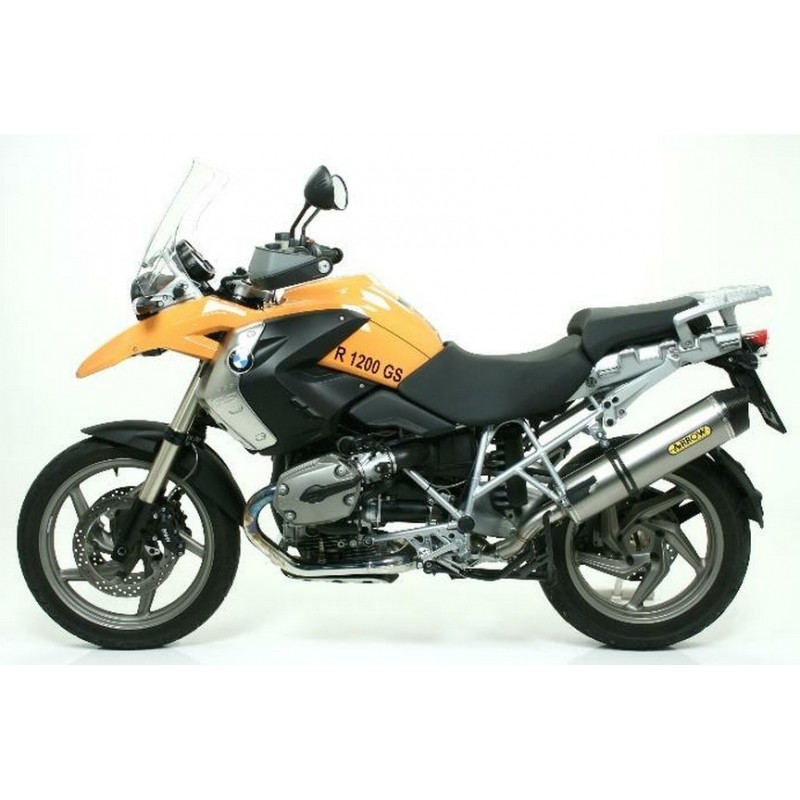 ARROW MAXI RACE-TECH EXHAUST  BMW R 1200 GS 2008-2009, ALUMINUM/CARBON, APPROVED