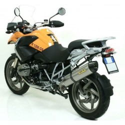 TERMINALE ARROW MAXI RACE-TECH BMW R 1200 GS 2008-2009, ALLUMINIO/CARBONIO, OMOLOGATO