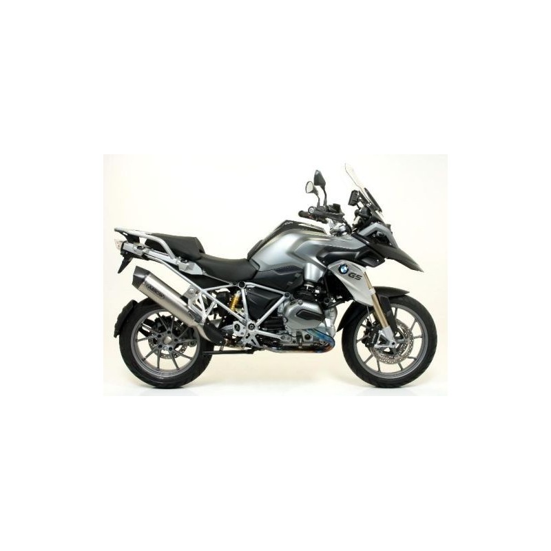 ARROW MAXI RACE-TECH EXHAUST  BMW R 1200 GS ADVENTURE 2010-2013, TITANIUM/CARBON, APPROVED