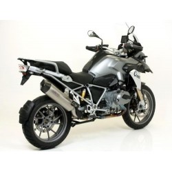 ARROW MAXI RACE-TECH EXHAUST  BMW R 1200 GS ADVENTURE 2014-2018, TITANIUM/CARBON, APPROVED