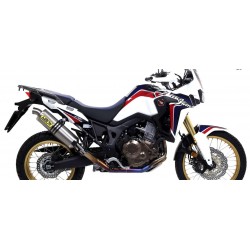 ARROW MAXI RACE-TECH EXHAUST  HONDA AFRICA TWIN 1000 2016-2017, TITANIUM, APPROVED