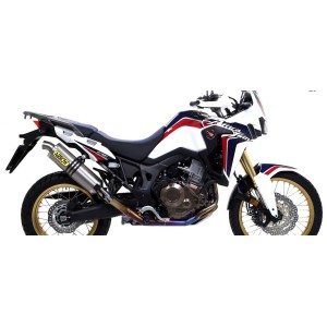 TERMINALE ARROW MAXI RACE-TECH HONDA AFRICA TWIN 1000 2018-2019, TITANIO, OMOLOGATO