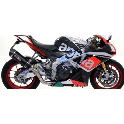 ARROW RACE-TECH EXHAUST  APRILIA RSV4 RF 2015-2016, DARK ALUMINUM/CARBON, CATALYTIC