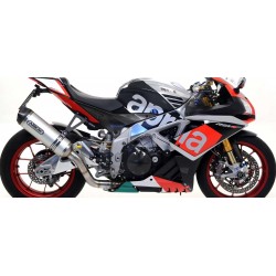 TERMINALE ARROW RACE-TECH APRILIA RSV4 RF 2015-2016, ALLUMINIO/CARBONIO, CATALIZZATO