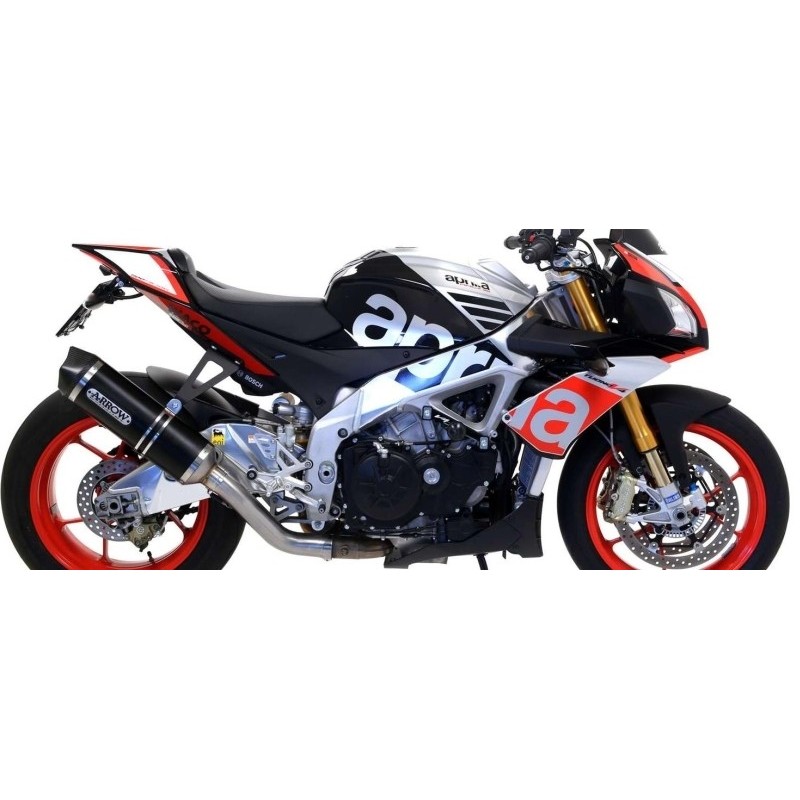 ARROW RACE-TECH EXHAUST APRILIA TUONO V4 1100 FACTORY 2017-2020, ALUMINUM/CARBON, CATALYTIC