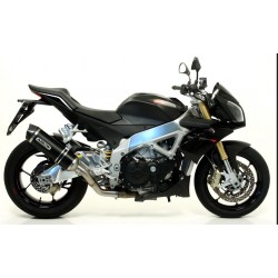 ARROW RACE-TECH EXHAUST  APRILIA TUONO V4 R 2011-2013, DARK ALUMINUM/CARBON, DEKAT