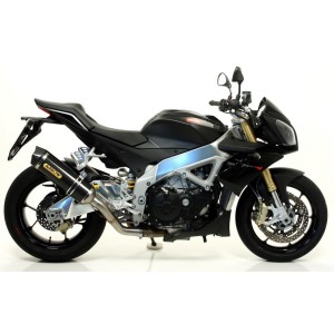 TERMINALE ARROW RACE-TECH APRILIA TUONO V4 R 2011-2013, CARBONIO, CATALIZZATO