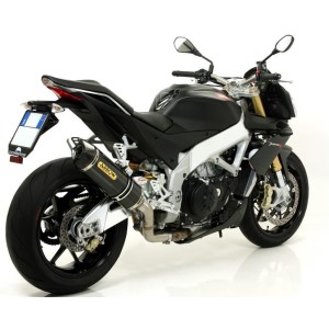 TERMINALE ARROW RACE-TECH APRILIA TUONO V4 R 2011-2013, CARBONIO, CATALIZZATO