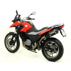 ARROW RACE-TECH EXHAUST  BMW G 650 GS SERTAO 2013-2014, DARK ALUMINUM/CARBON, DEKAT